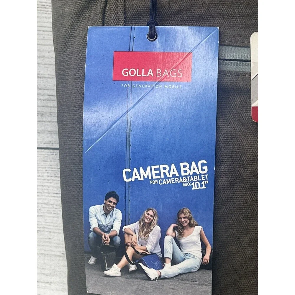 Golla Camera Bag Carol G1268 Army Green For Camera & Tablet 10.1” Gen Mob NEW